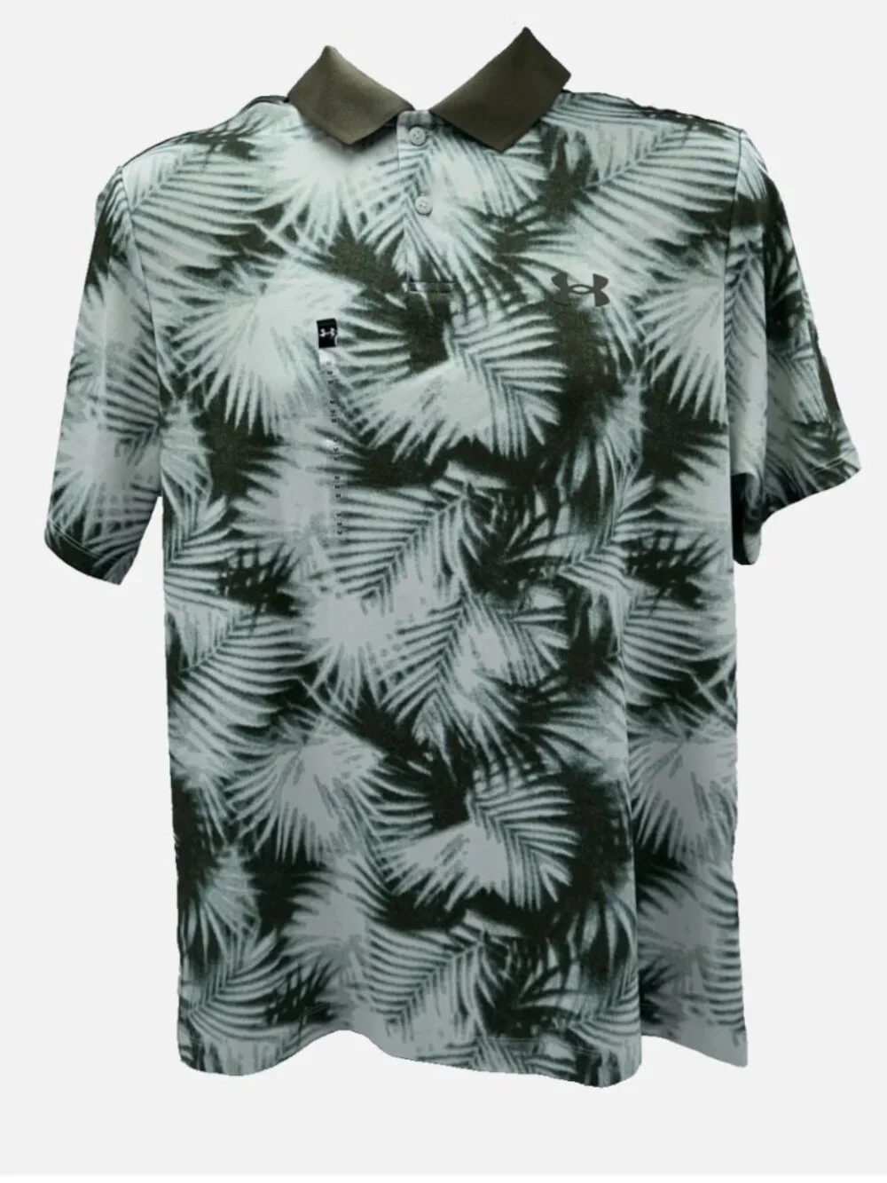 Under Armour Men’s Performance 3.0 Golf Polo - Hydro Green - Picture 3 of 3